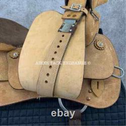 Roughout Training Western Saddle, 16 Seat (Read Description)