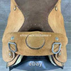 Roughout Training Western Saddle, 16 Seat (Read Description)