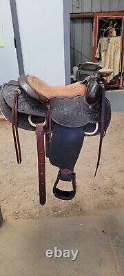 Rowell Saddle Company Vintage Western Saddle Amazing Condition