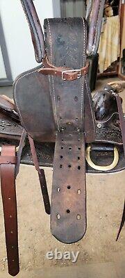 Rowell Saddle Company Vintage Western Saddle Amazing Condition