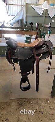Rowell Saddle Company Vintage Western Saddle Amazing Condition