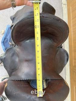 S. C. Gallup Vintage Western Saddle 1890's High back Super RARE