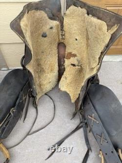S. C. Gallup Vintage Western Saddle 1890's High back Super RARE