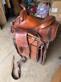 S Dieringer Western Ranch Saddle, Camp Verde AZ, 15, Nice