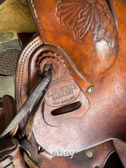 S Dieringer Western Ranch Saddle, Camp Verde AZ, 15, Nice