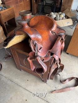 S Dieringer Western Ranch Saddle, Camp Verde AZ, 15, Nice