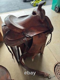 S Dieringer Western Ranch Saddle, Camp Verde AZ, 15, Nice