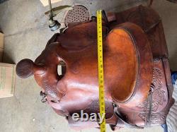 S Dieringer Western Ranch Saddle, Camp Verde AZ, 15, Nice