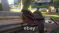 S&S 15 Western American Leather Draft Horse Saddle Trail Pleasure