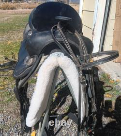 SADDLE, Bridle, 2 Saddle blanket/pads and extra tack Western Black Local Pickup