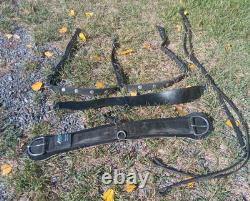 SADDLE, Bridle, 2 Saddle blanket/pads and extra tack Western Black Local Pickup