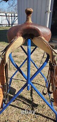 SHARON CAMARILLO 14.5 Western Barrel Saddle