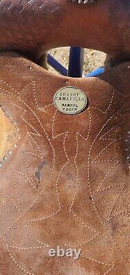 SHARON CAMARILLO 14.5 Western Barrel Saddle