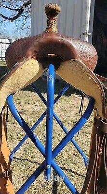 SHARON CAMARILLO 14.5 Western Barrel Saddle