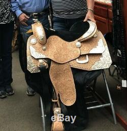 SILVER HARRIS Western Show Saddle, loads of silver, You WILL get a ribbon