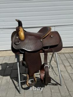 SIMCO 15.5 Western Roper Saddle with Headstall and Breast Collar