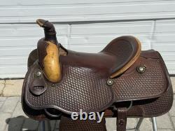 SIMCO 15.5 Western Roper Saddle with Headstall and Breast Collar