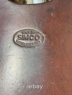 SIMCO 15.5 Western Roper Saddle with Headstall and Breast Collar