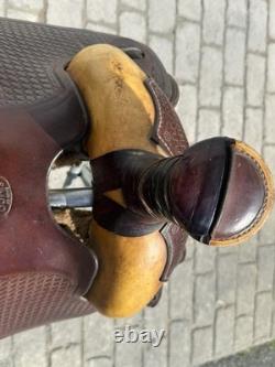 SIMCO 15.5 Western Roper Saddle with Headstall and Breast Collar