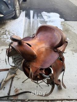 SIMCO WESTERN SADDLE #355 15 SEAT 7 GULLET Great Condition
