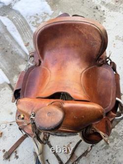 SIMCO WESTERN SADDLE #355 15 SEAT 7 GULLET Great Condition