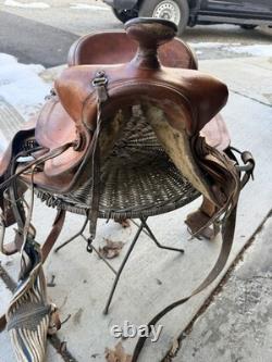 SIMCO WESTERN SADDLE #355 15 SEAT 7 GULLET Great Condition
