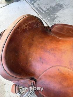 SIMCO WESTERN SADDLE #355 15 SEAT 7 GULLET Great Condition