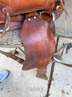 SIMCO WESTERN SADDLE #355 15 SEAT 7 GULLET Great Condition