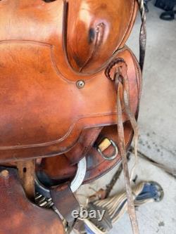 SIMCO WESTERN SADDLE #355 15 SEAT 7 GULLET Great Condition