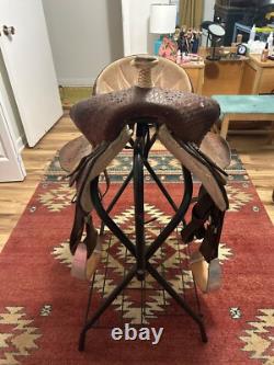 Saddle King 15 inch western saddle used barrel