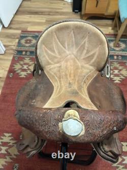 Saddle King 15 inch western saddle used barrel