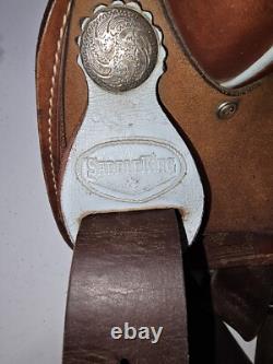 Saddle King Adult 15 Leather Western Saddle