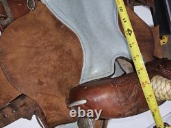 Saddle King Adult 15 Leather Western Saddle