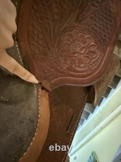 Saddle King of Texas 14 Inch Seat Lightweight Single Skirt Ralide Tree Saddle 7
