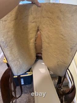 Saddle King of Texas 14 Inch Seat Lightweight Single Skirt Ralide Tree Saddle 7