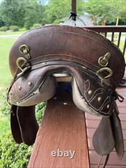 Saddle Supply Endurance 17x15 Brown Leather Western Style High Back Support