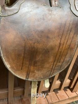 Saddle Supply Endurance 17x15 Brown Leather Western Style High Back Support