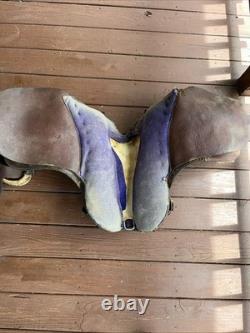 Saddle Supply Endurance 17x15 Brown Leather Western Style High Back Support