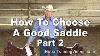 Saddle Video Series Part 2 Western Saddle Fitting For Horse And Rider