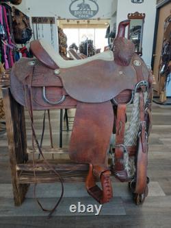 Santa Fe Saddlery Western All Around Trail Ranch Pleasure Training Saddle 15.5