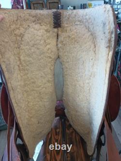 Santa Fe Saddlery Western All Around Trail Ranch Pleasure Training Saddle 15.5