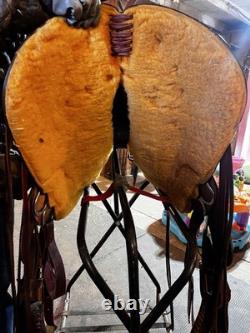 Scott Thomas Trail Saddle Western Saddle Brown Leather