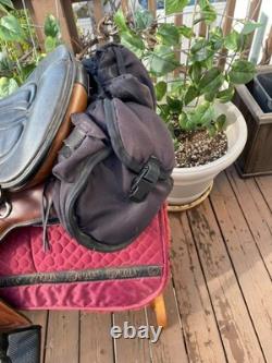 Sensation Ride treeless saddle Western Sport 15 seat with multiple accessories