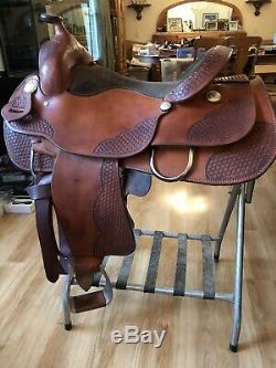 Sergeants (Silver Mesa) Western World Reining Saddle. Texas Classic. 16 inch seat