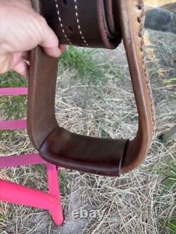 Sheridan Ranch / Trail Saddle Y 15.5 seat. Chocolate FQHB