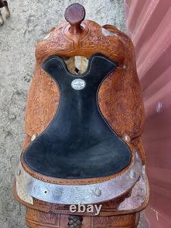Showman Hand Made Saddlery 15 Western Show Saddle