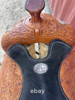 Showman Hand Made Saddlery 15 Western Show Saddle