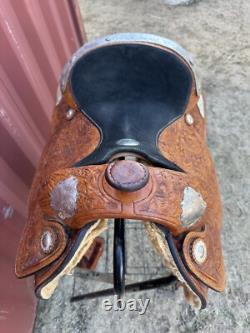 Showman Hand Made Saddlery 15 Western Show Saddle