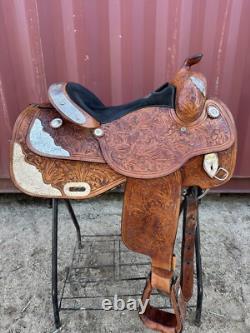 Showman Hand Made Saddlery 15 Western Show Saddle