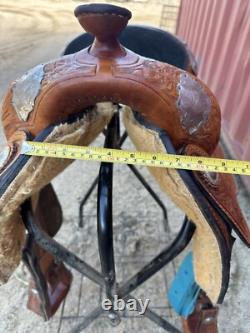 Showman Hand Made Saddlery 15 Western Show Saddle